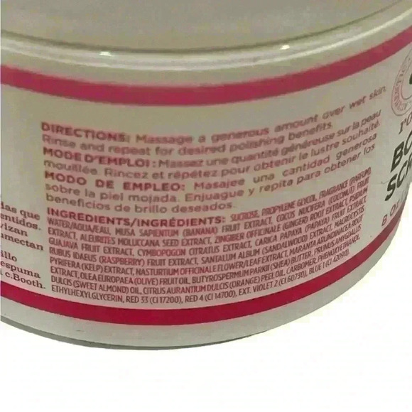 c.Booth ROSE Sugar Body Scrub 8oz NIB - Picture 3 of 6